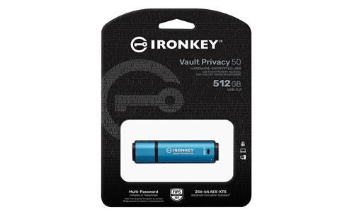 512GB IRONKEY VAULT PRIVACY 50 AES-256 ENCRYPTED FIPS 197