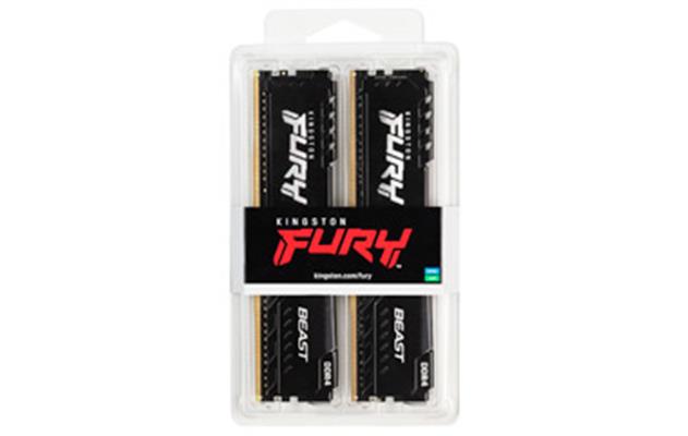 Kingston Technology FURY Beast 64GB 3200MT/s DDR4 CL16 DIMM (Kit da 2) Black