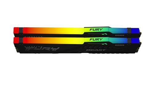 Kingston Technology FURY Beast 64GB 5600MT/s DDR5 CL40 DIMM (Kit da 2 moduli) RGB