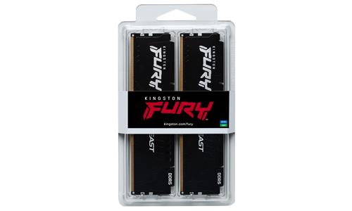 Kingston Technology FURY Beast 64 GB 6000 MT/s DDR5 CL40 DIMM (Kit da 4) Black XMP