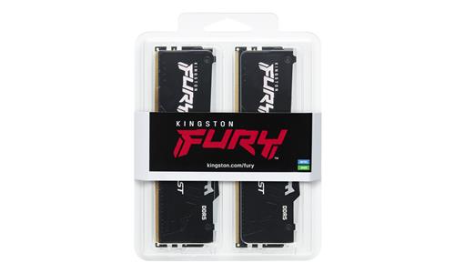 Kingston Technology FURY Beast 64 GB 6000 MT/s DDR5 CL40 DIMM (Kit da 4 moduli) RGB XMP