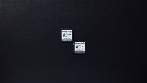 64GB SDXC INDUSTRIAL C10 -40C to 85C UHS-I U3 V30 A1 pSLC