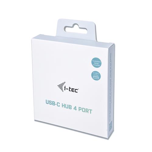 i-tec Metal C31HUBMETAL403 hub di interfaccia USB 3.2 Gen 1 (3.1 Gen 1) Type-C 5000 Mbit/s Grigio