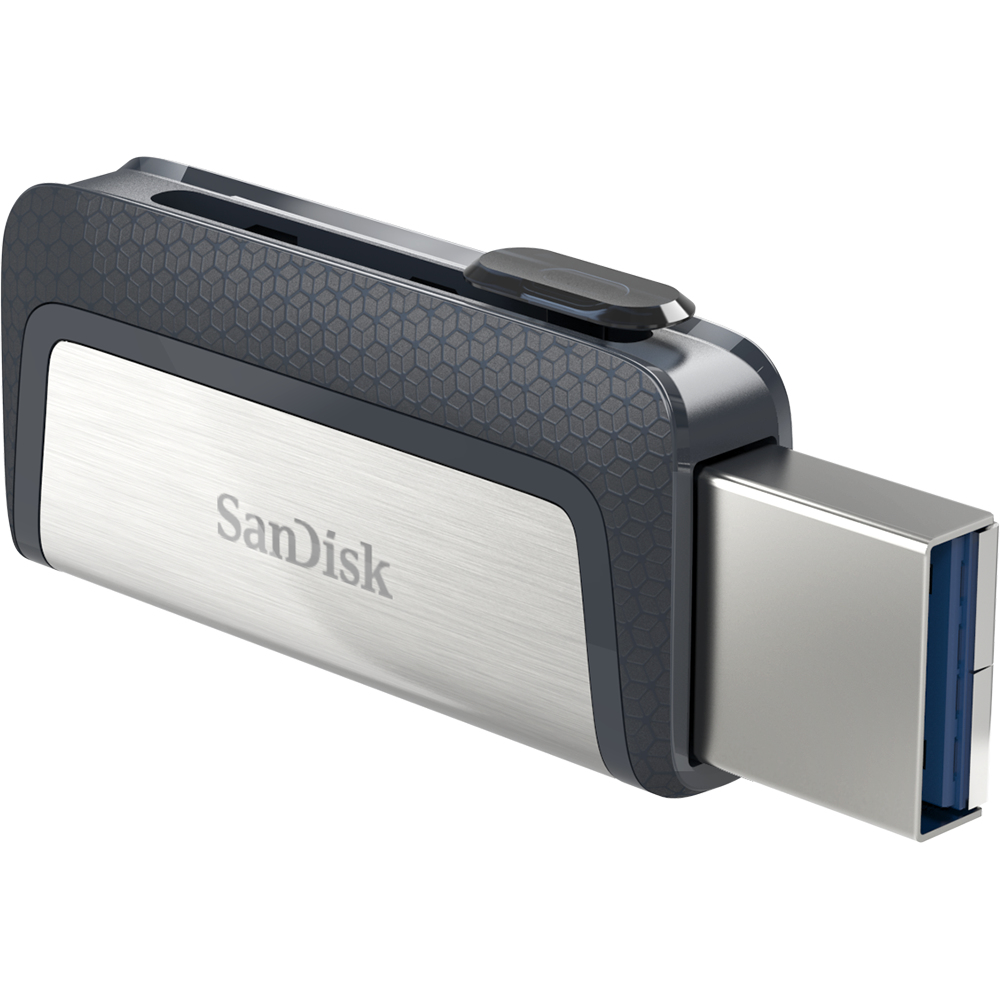 SanDisk Ultra Dual Drive USB Type-C unità flash USB 64 GB USB Type-A / USB Type-C 3.2 Gen 1 (3.1 Gen 1) Nero, Argento