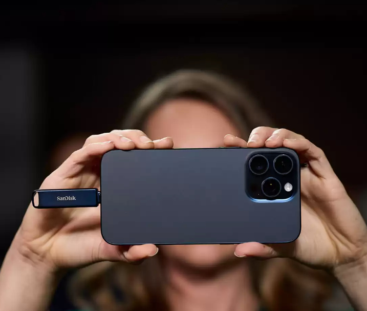 SanDisk iXpand unità flash USB 128 GB USB Type-C / Lightning 3.2 Gen 1 (3.1 Gen 1) Blu