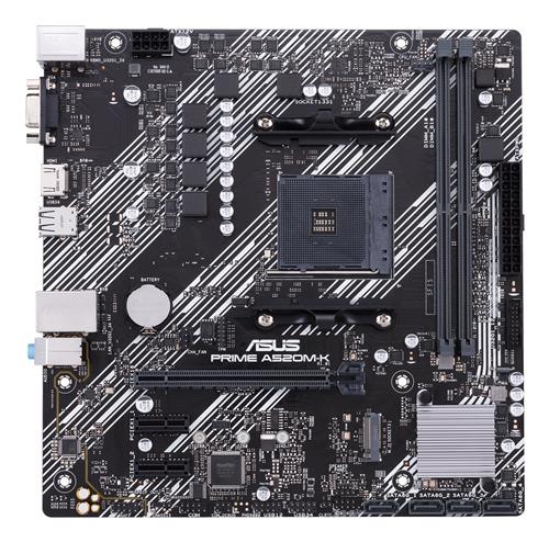 PRIME A520M-K MATX +2GLN+U3.2+M2 SATA6+4XDDR4