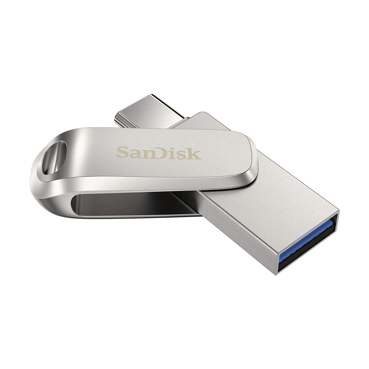 SanDisk Ultra Dual Drive Luxe unità flash USB 128 GB USB Type-A / USB Type-C 3.2 Gen 1 (3.1 Gen 1) Acciaio inox