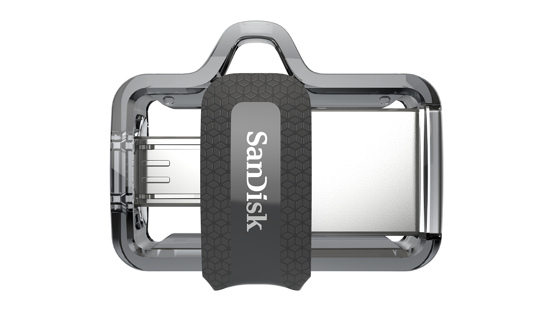 SanDisk Ultra Dual m3.0 unità flash USB 256 GB USB Type-A / Micro-USB 3.2 Gen 1 (3.1 Gen 1) Nero, Argento, Trasparente