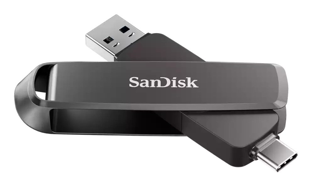 SanDisk SDDDE1-512G-G46 unità flash USB 512 GB USB Type-C/USB Type-A 3.2 Gen 2 (3.1 Gen 2) Nero