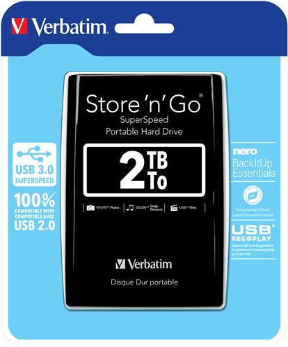 STORE N GO 2.5IN (6.35CM) 2TB USB 3.0 BLACK