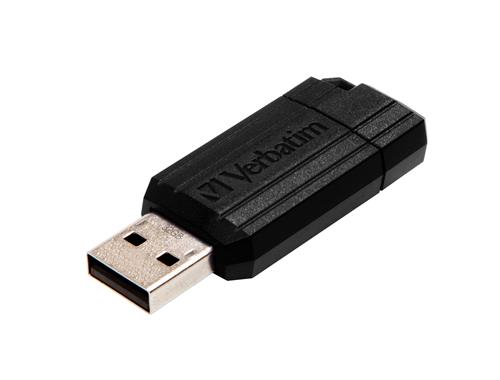 USB DRIVE 2.0 PINSTRIPE 32GB BLACK