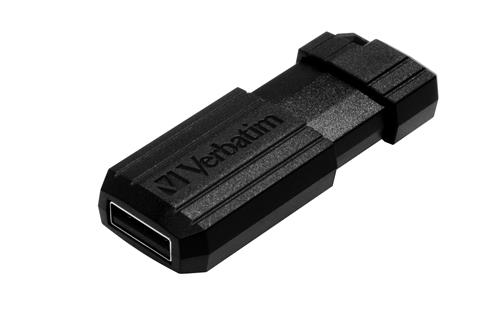 USB DRIVE 2.0 PINSTRIPE 64GB BLACK