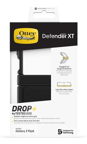 OB DEFENDER XT GALAXY Z FLIP7 FE/Z Flip6 black