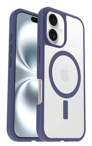 OB REACT MAGSAFE APPLE IPHONE16 Space Cadet clear/purple