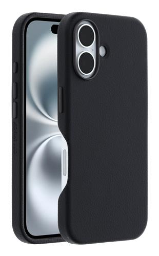 OB SYM CACTUS LEATHER APPLE iPhone 16 Noir Ash - black