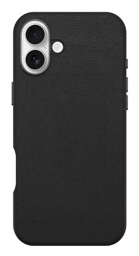 OB SYM CACTUS LEATHER APPLE iPhone 16 Plus Noir Ash - black