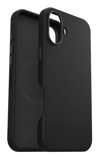 OB SYM CACTUS LEATHER APPLE iPhone 16 Plus Noir Ash - black