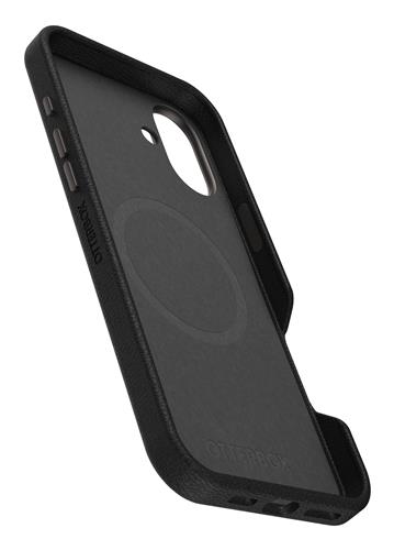 OB SYM CACTUS LEATHER APPLE iPhone 16 Plus Noir Ash - black