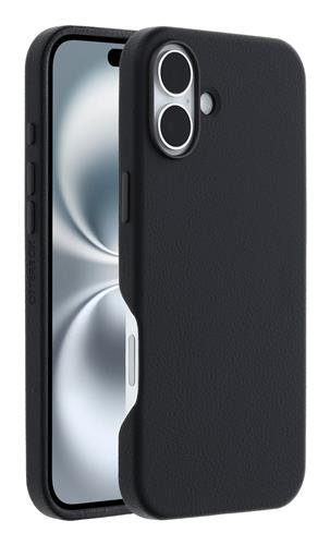 OB SYM CACTUS LEATHER APPLE iPhone 16 Plus Noir Ash - black