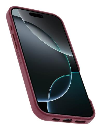 OB SYM CACTUS LEATHER APPLE iPhone 16 ProMax MaroonBells-red