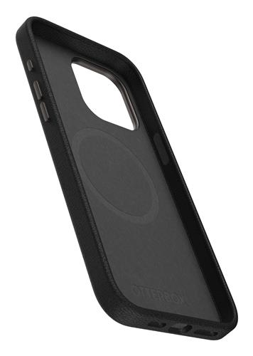 OB SYMETRY APPLEIPHONE 15PROMAX Cactus Leather Noir Ash black