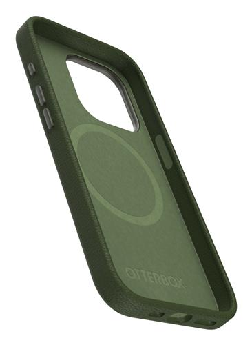 OB SYMMETRY APPLE IPHONE 15PRO Cactus Leather Groove green