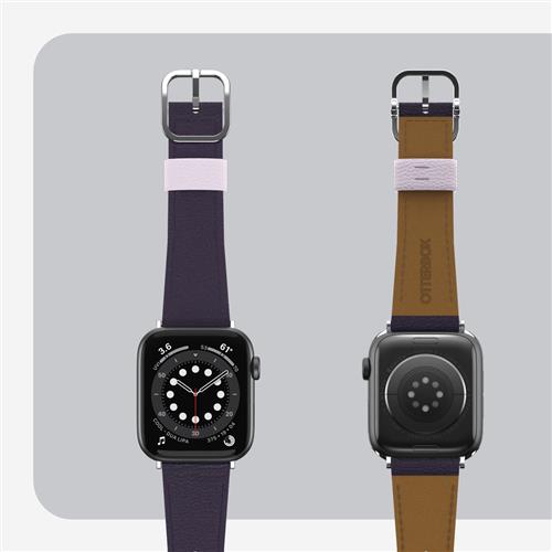 OB SYMTR APPLE WATCH BAND 10-L 44/45/46mm Plum Luxe - purple