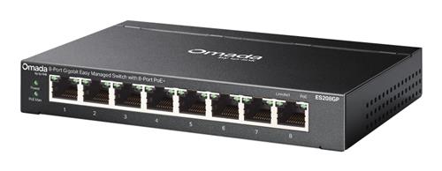 ES208GP OMADA 8-PORT GIGABIT EASY MANAGED SWITCH WITH 8-PORT