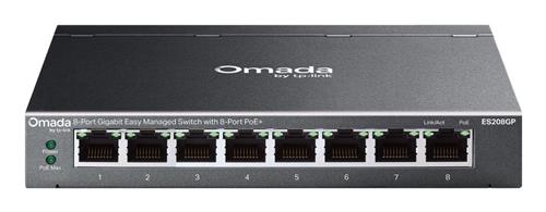 ES208GP OMADA 8-PORT GIGABIT EASY MANAGED SWITCH WITH 8-PORT