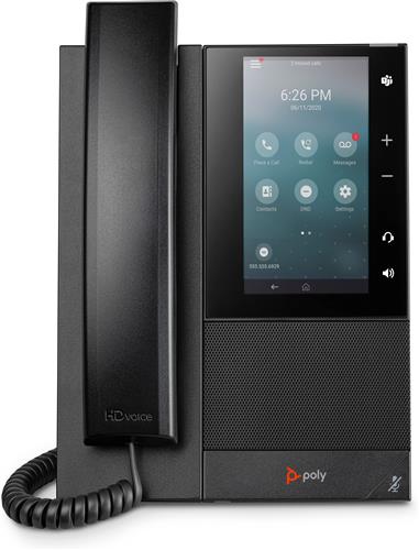 POLY CCX 505 Business Media Phone with Open SIP and PoE-enabled telefono IP Nero 24 linee LCD Wi-Fi