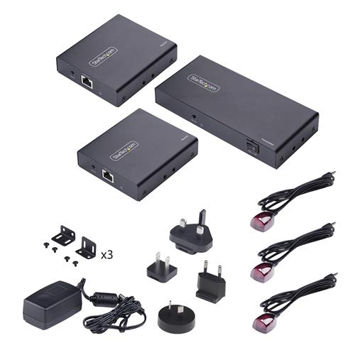 EXTENDER/SPLITTER HDMI 2 PORTE KIT HDMI 1X2 SU ETHERNET