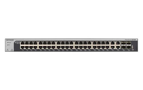 NETGEAR XS748T-100NES switch di rete Gestito L2+/L3 10G Ethernet (100/1000/10000) Nero