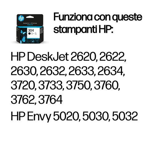 HP 304 BLACK ORIGINAL INK EN/PL/HU/CZ/SL Cartridge
