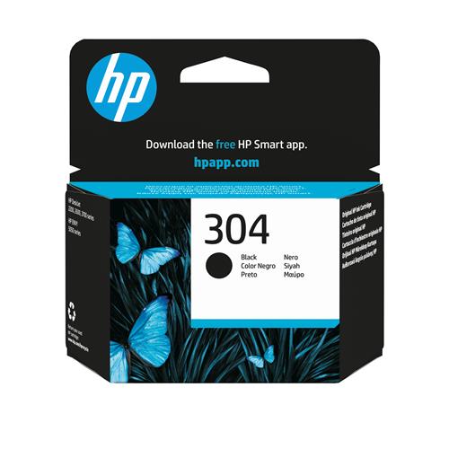 HP 304 BLACK ORIGINAL INK EN/PL/HU/CZ/SL Cartridge