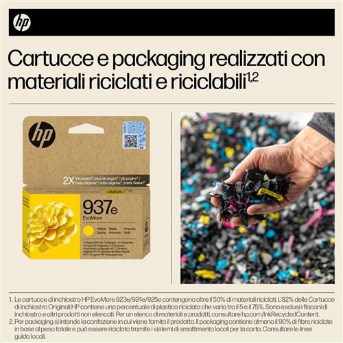 HP 937E EVOMORE YELLOW EN/FR/IT/PT/ES Ink Cartridge