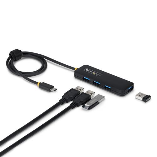 HUB USB-C A 4 PORTE 5GBPS HUB USB 3.0 ALIMENTATO DA BUS