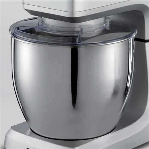 Ariete 1598 Gourmet Professional 7L Metal - Impastatrice Planetaria con Frullatore - Ciotola in Acciaio Inox - 7 L - Caraffa in vetro - 1200 Watt - 6 velocità