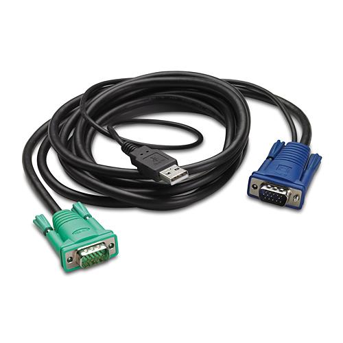 INTEGRATED LCD KVM USB CABLE - 25FT (6M)