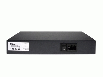 Hamlet Switch di rete a 24 porte sistema automatico per riconoscimento velocità 10/100 Mbps in metallo