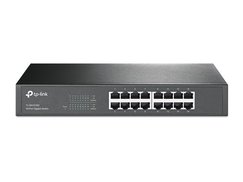 TP-Link TL-SG1016D switch di rete Non gestito L2 Gigabit Ethernet (10/100/1000) Nero