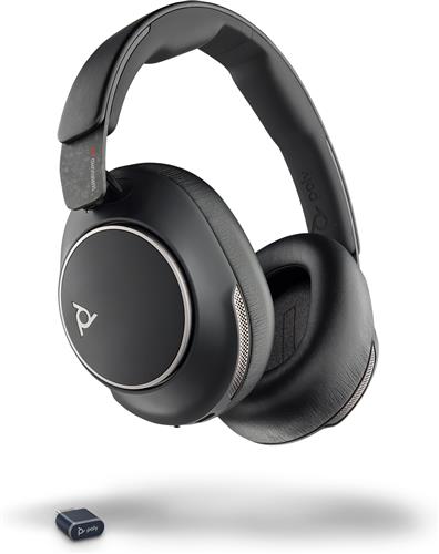 POLY Voyager Surround 80 UC USB-C Headset +USB-C/A Adapter Auricolare Wireless A Padiglione Musica/Giornaliera USB tipo-C Bluetooth Nero