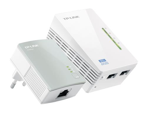 TP-Link TL-WPA4220 KIT adattatore di rete PowerLine 300 Mbit/s Collegamento ethernet LAN Wi-Fi Bianco 1 pz