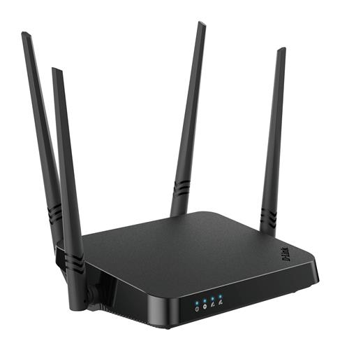 D-Link AC1200 router wireless Gigabit Ethernet Dual-band (2.4 GHz/5 GHz) Nero