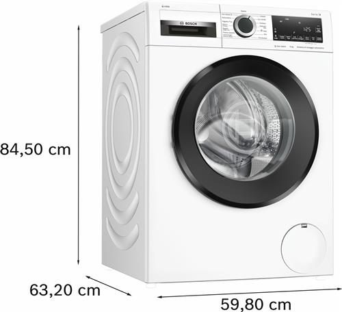 Bosch Serie 6 WGG244F0II Lavatrice a carica frontale 9kg 1400g/min Bianco Classe A
