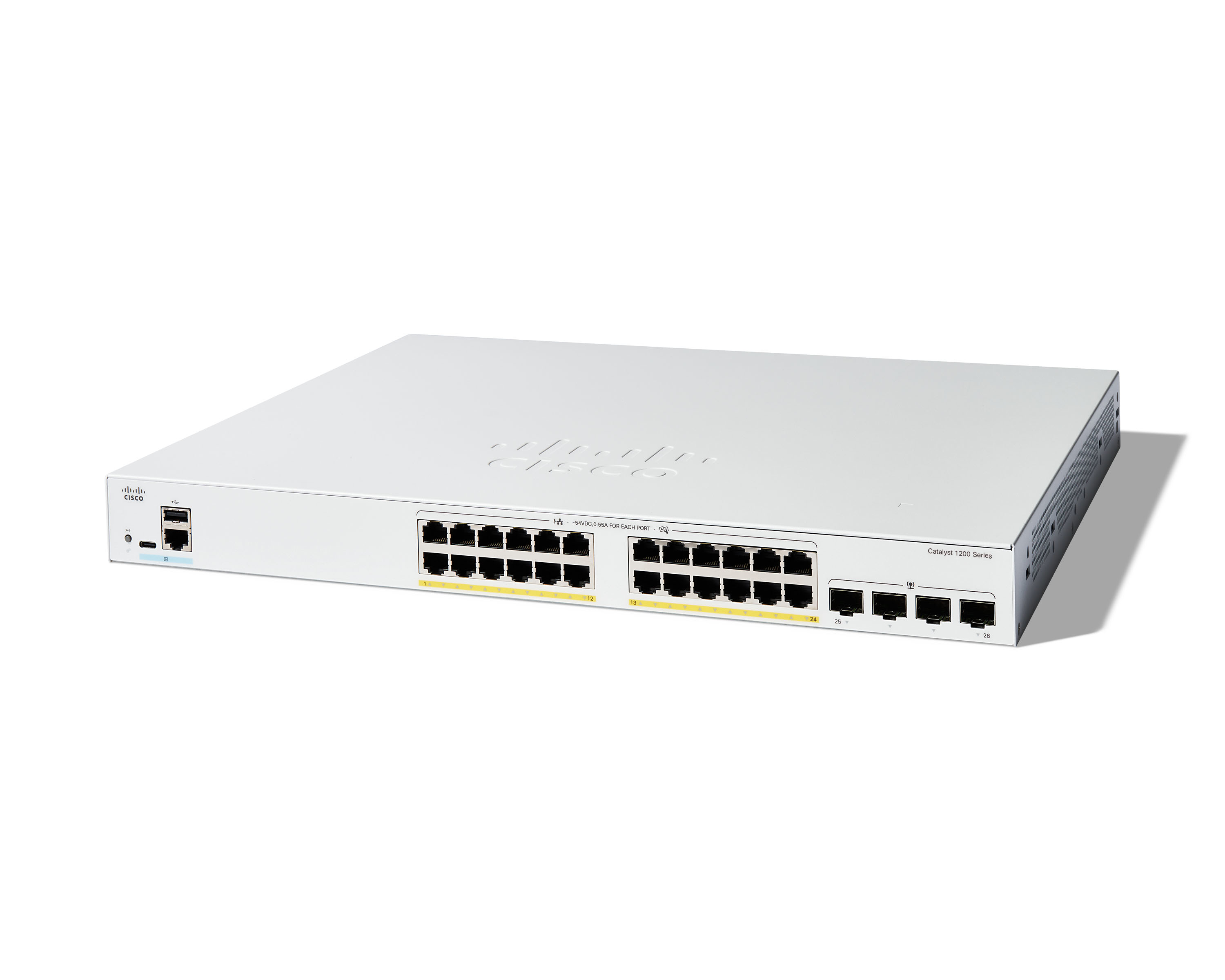 Cisco C1200-24FP-4G switch di rete Gestito L2/L3 Gigabit Ethernet (10/100/1000) Bianco