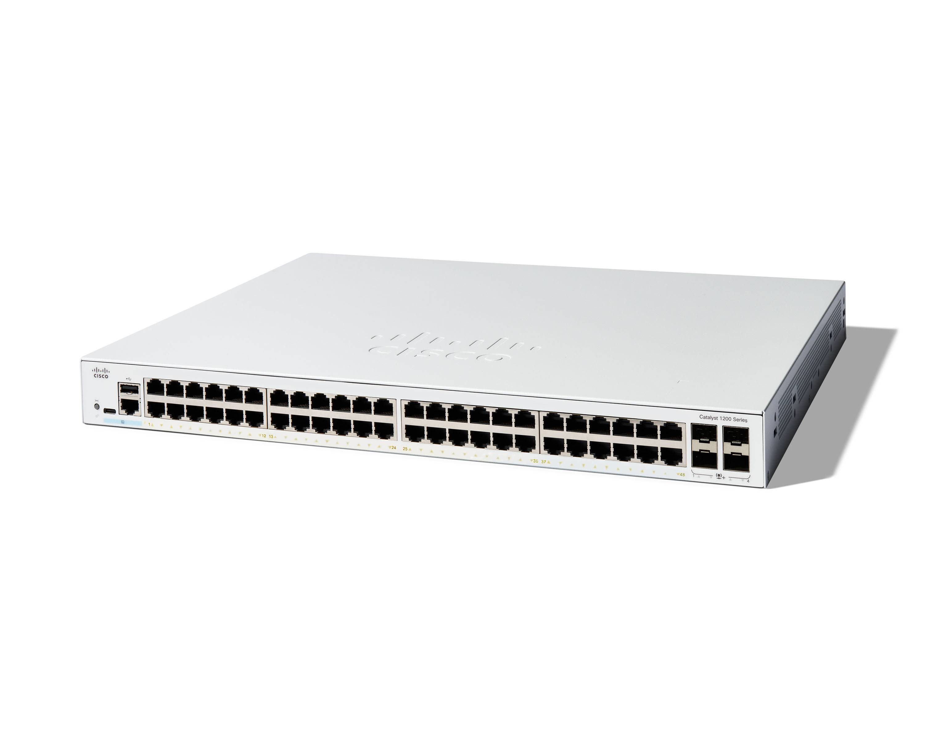 Cisco C1200-48T-4X switch di rete Gestito L2/L3 Gigabit Ethernet (10/100/1000) Bianco