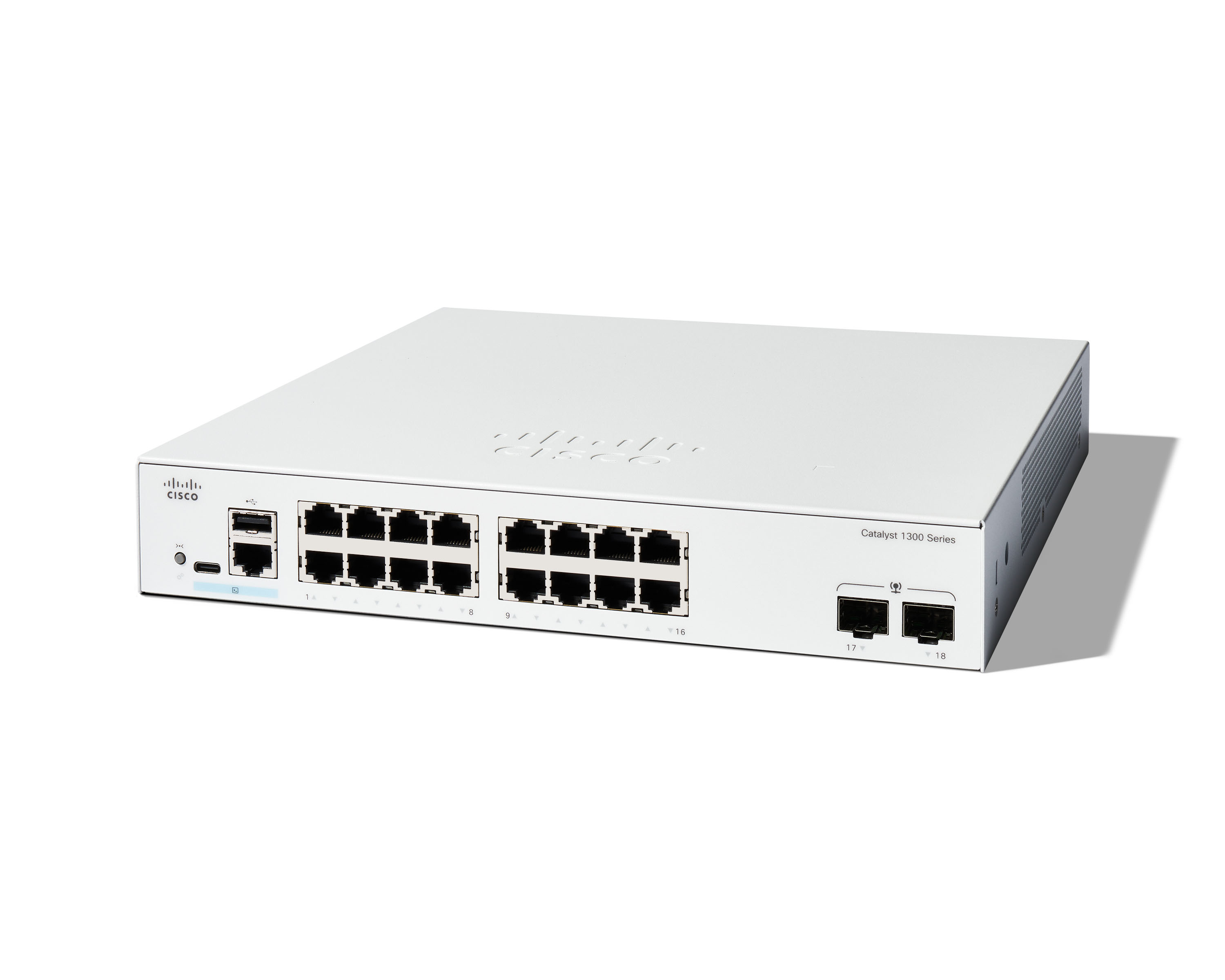 Cisco C1300-16T-2G switch di rete Gestito L2/L3 Gigabit Ethernet (10/100/1000) Bianco