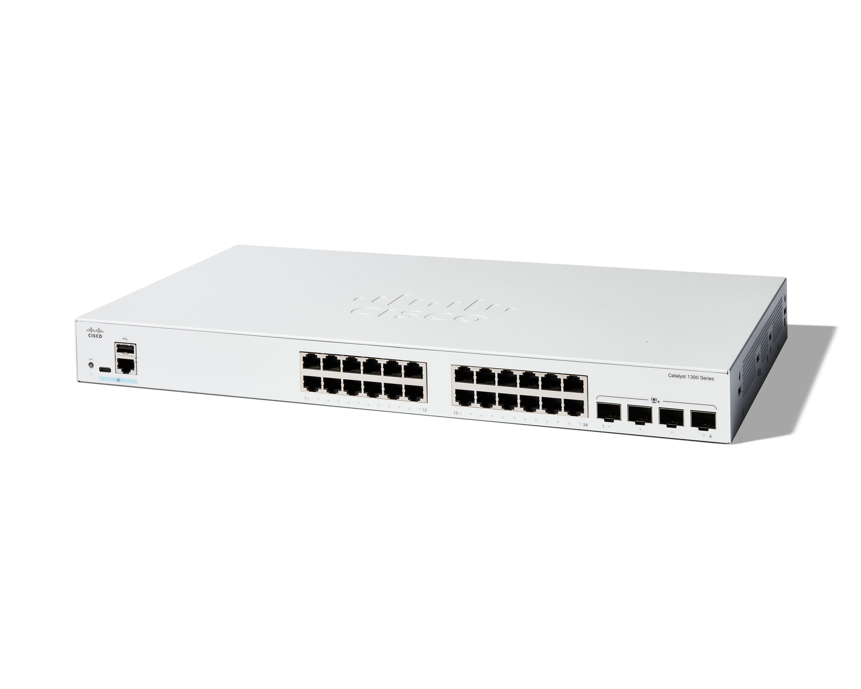 Cisco C1300-24T-4X switch di rete Gestito L2/L3 Gigabit Ethernet (10/100/1000) Bianco