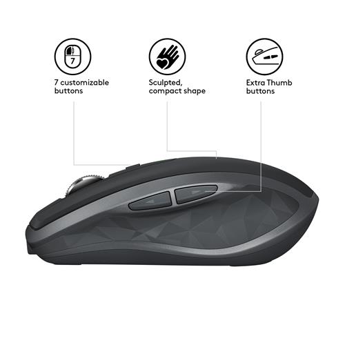 MX ANYWHERE 2S WRLSMOBILE MOUSE GRAPHITE - EMEA
