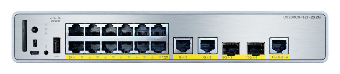 Cisco C9200CX-12T-2X2G-E switch di rete Gestito Gigabit Ethernet (10/100/1000) Supporto Power over Ethernet (PoE)